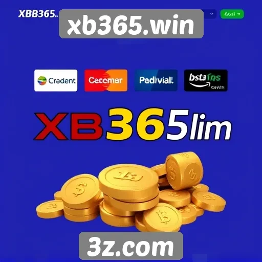 Opções de pagamento disponíveis em xb365.win